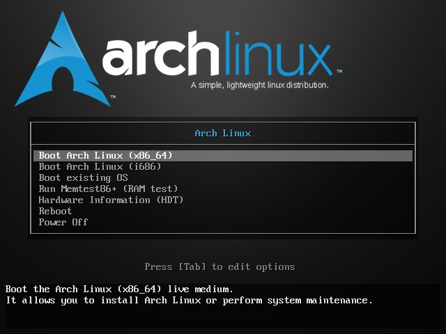 Arch Linux [Running] - Oracle VM VirtualBox_002