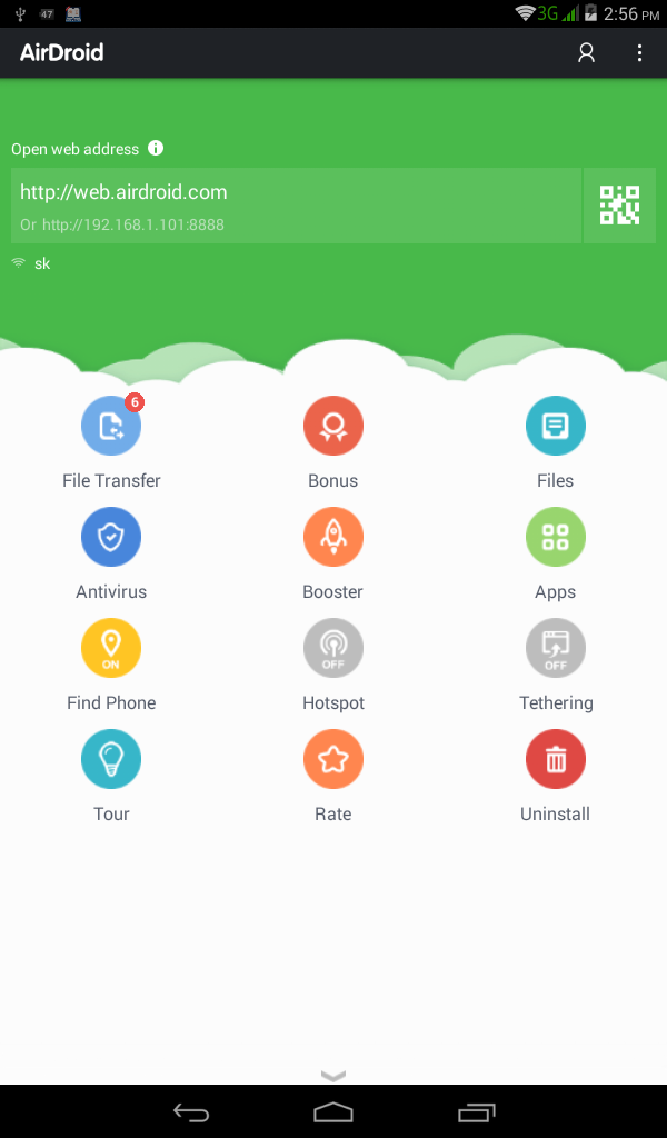 add android device airdroid