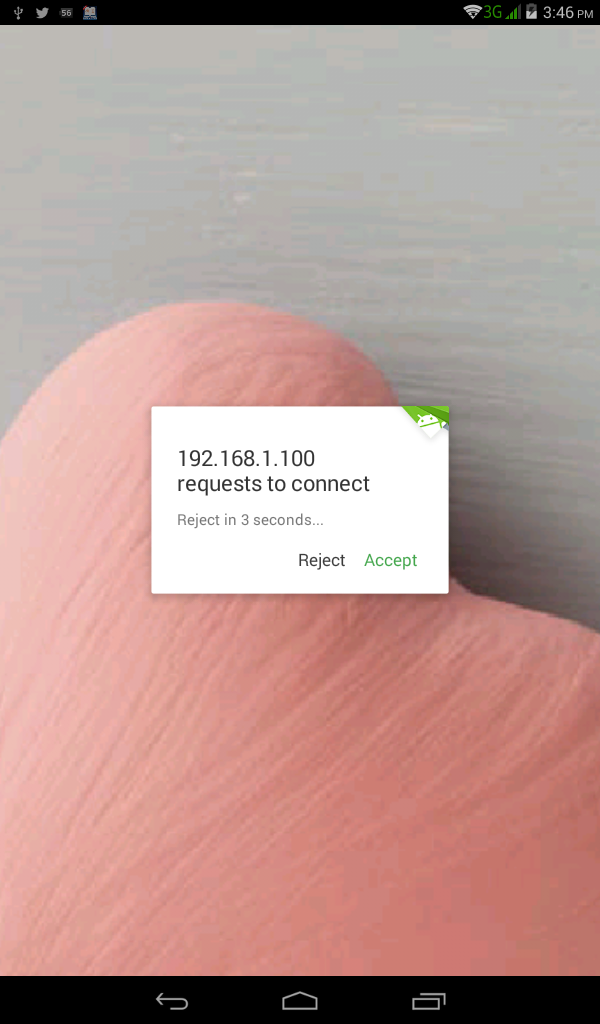 airdroid connect to device