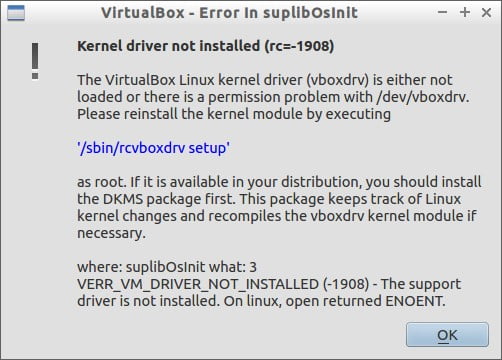 recompiling virtualbox kernel module ongetwijfeld. het is verpakt