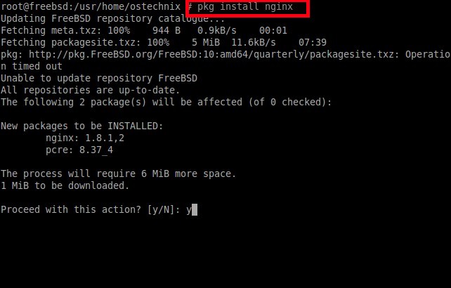 Install Nginx, MariaDB, and PHP in FreeBSD 10.2