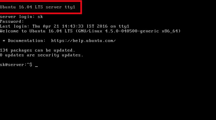 Ubuntu 16.04 server [Running] - Oracle VM VirtualBox_001