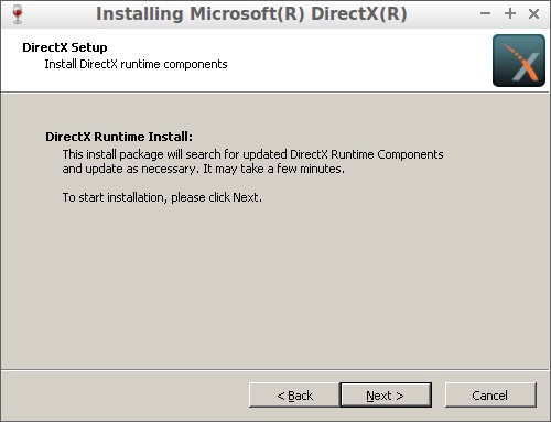 directx user runtime