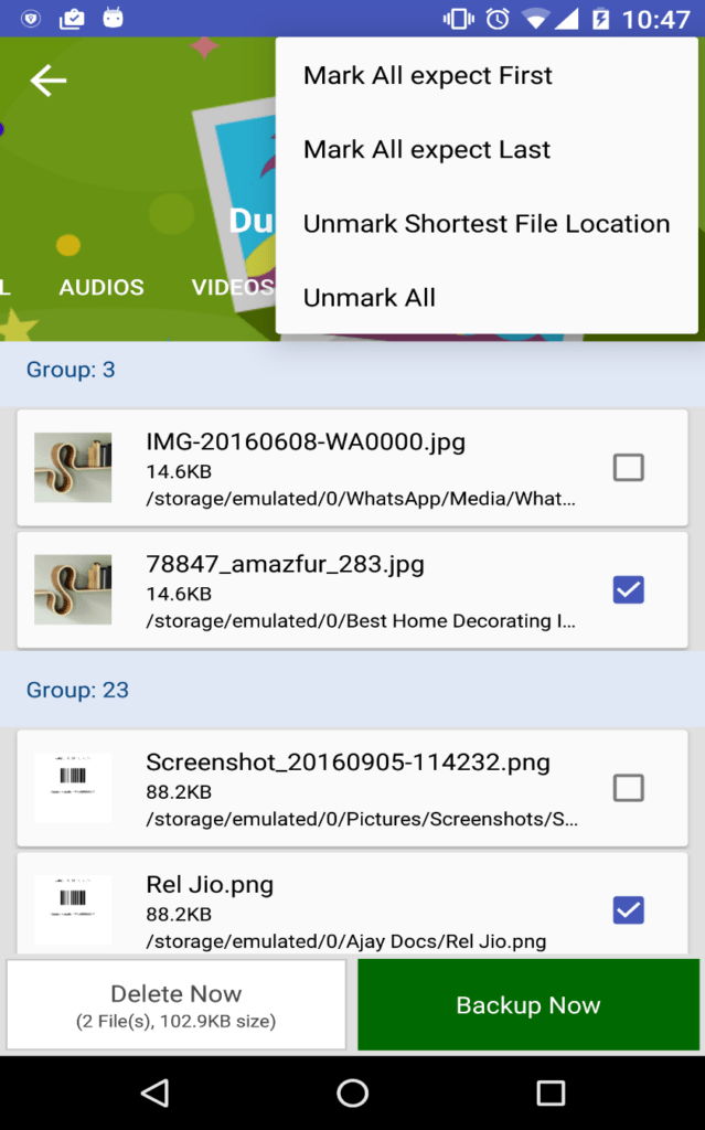 Remove duplicate files In Android with Duplicate Files Fixer - OSTechNix