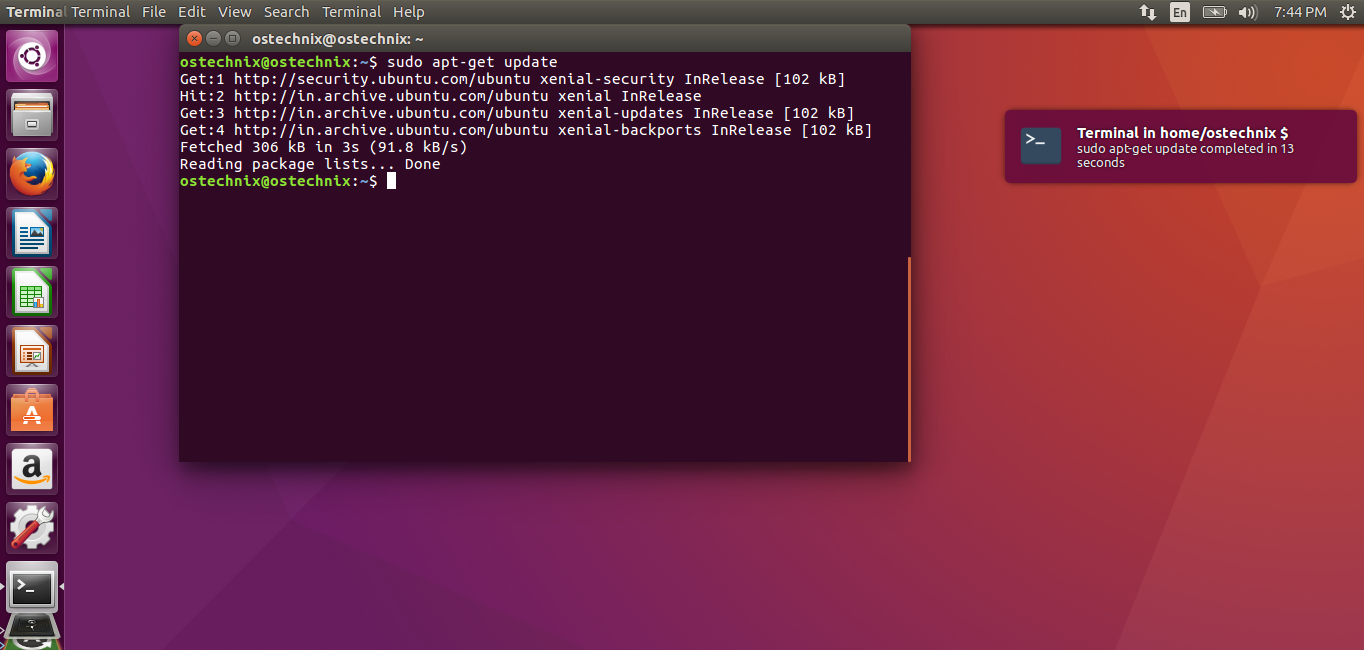 ubuntu terminal