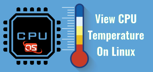 View CPU Temperature On Linux Using Lm_sensors