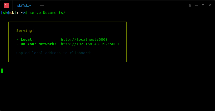 Command-over-HTTP, Docs