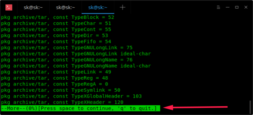 The Difference Between more, less And most Commands - OSTechNix