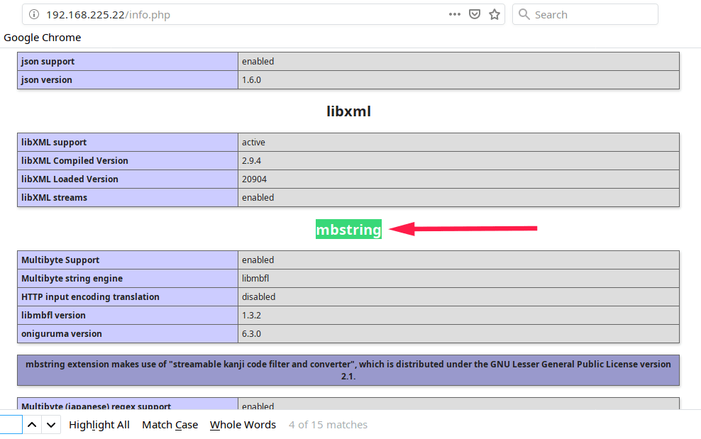 Php enable mbstring