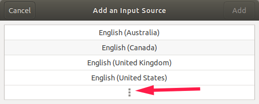 Add input source in Ubuntu
