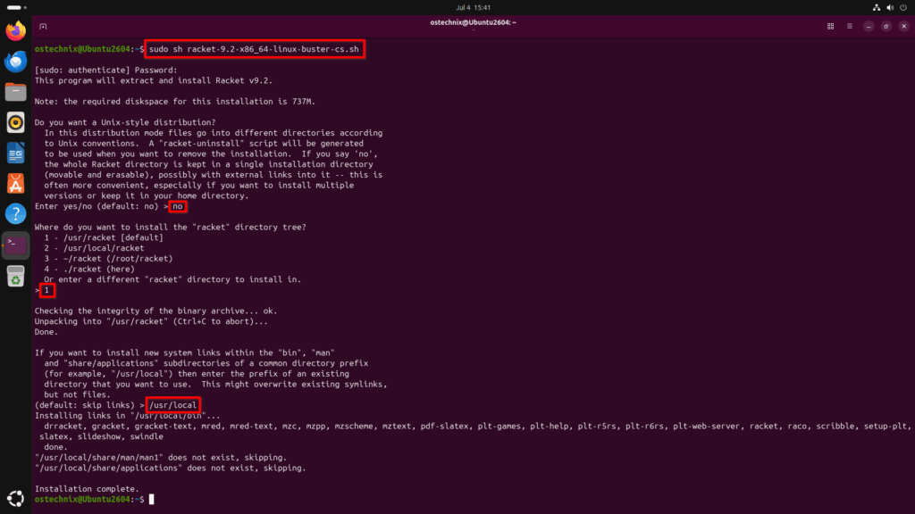 Install Racket on Ubuntu Linux
