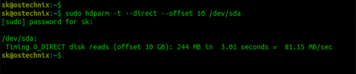 How To Find Hard Disk Data Transfer Speed In Linux OSTechNix