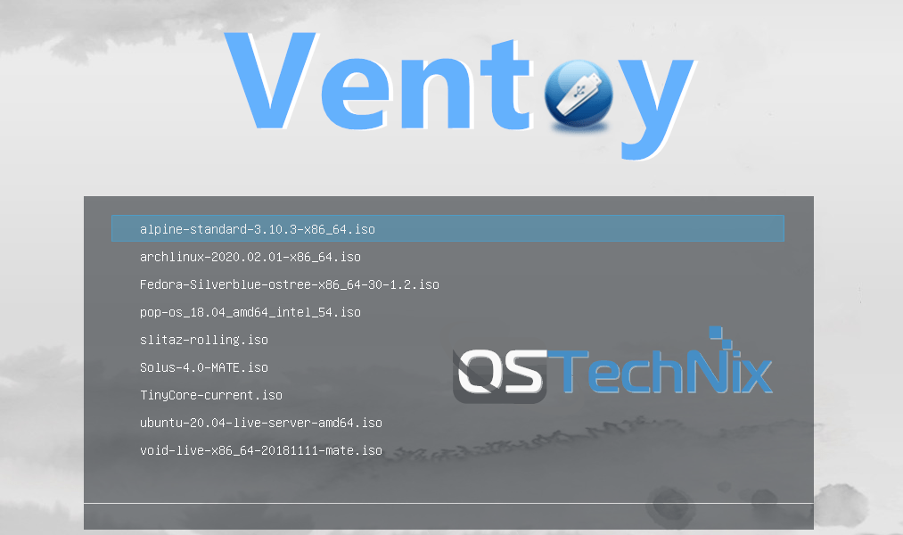 use ventoy in linux