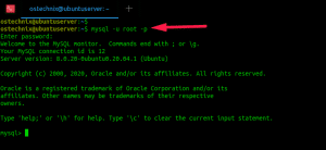 Connect to MySQL server with new root password Connect to MySQL server with new root password
