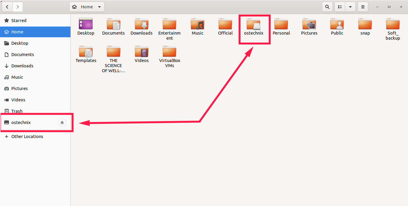 View mounted eCryptfs filesystems in file manager