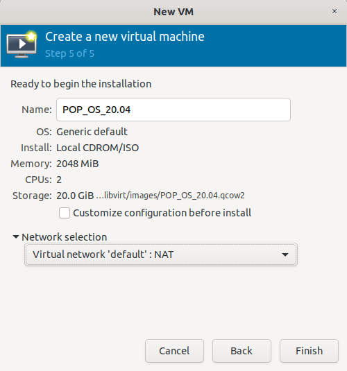 Ingrese el nombre del invitado de KVM