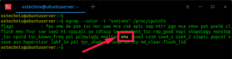 Verify If nested virtualization is enabled in virtualbox VM