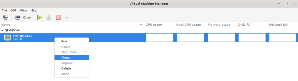 Clonar invitados KVM