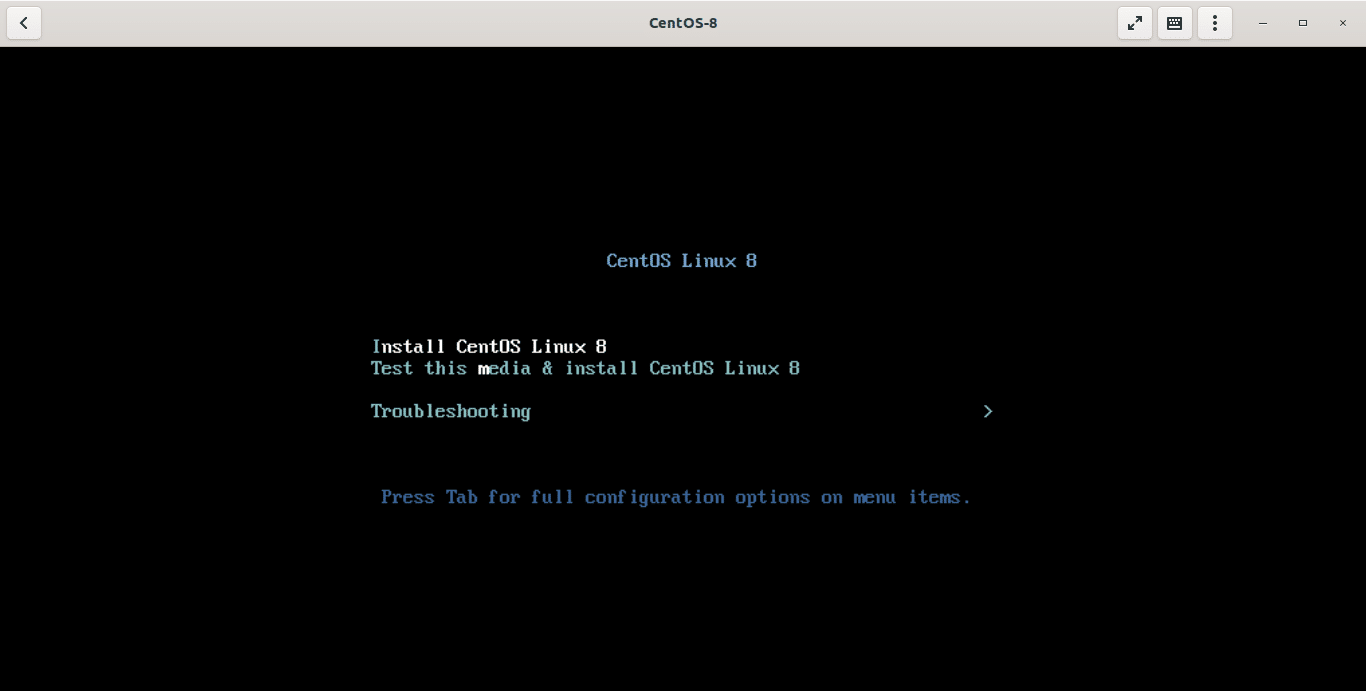 Install CentOS VM using Gnome Boxes