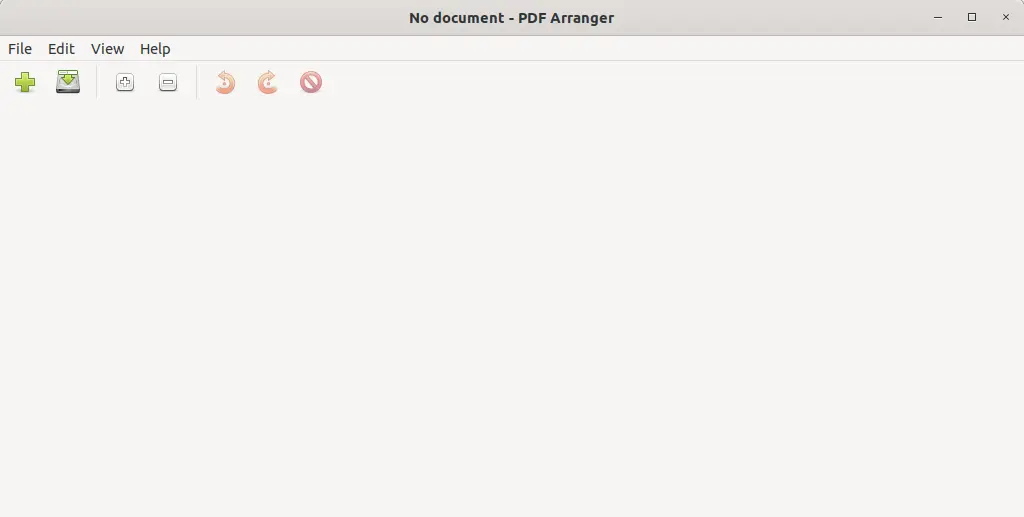 PDF arranger graphical interface PDF arranger graphical interface