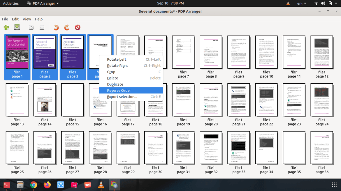 Arrange And Modify PDF Files Using PDF Arranger OSTechNix