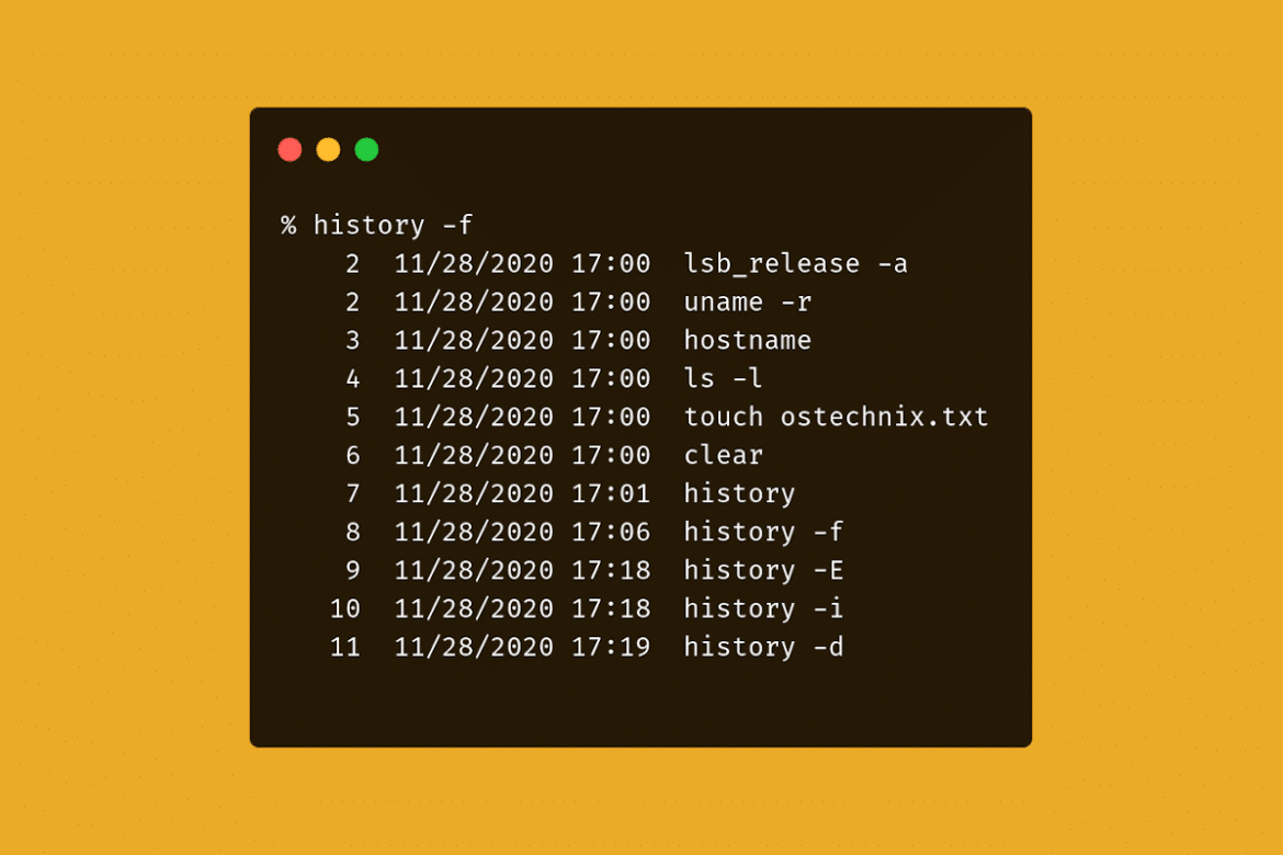 enable-timestamp-for-history-command-in-zsh-in-linux-ostechnix