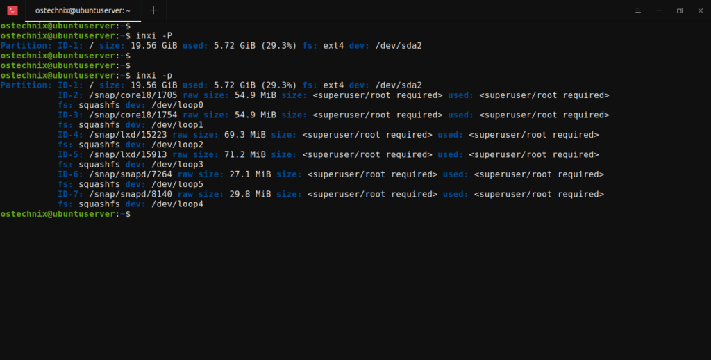How To List Disk Partitions In Linux OSTechNix