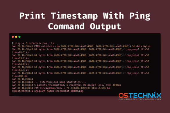 How To Ping Multiple Hosts At Once In Linux - OSTechNix