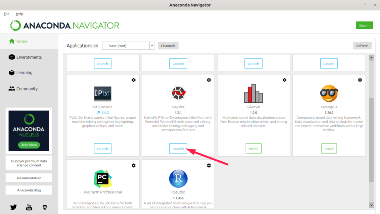anaconda navigator anaconda navigator