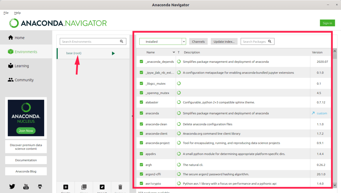 Get Started With Anaconda Navigator Graphical Interface - OSTechNix