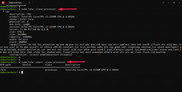 How To Check and Find CPU Information In Linux - OSTechNix
