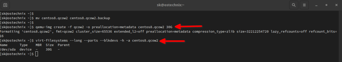 Extend KVM Virtual Machine Disk Size In Linux - OSTechNix
