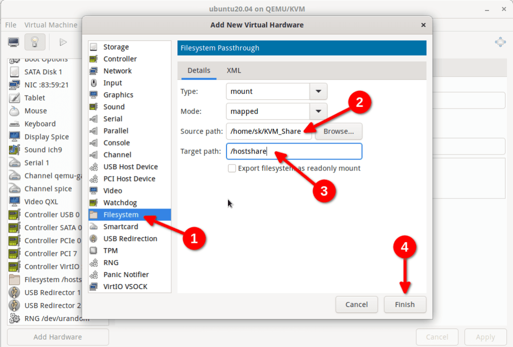 Setup A Shared Folder Between KVM Host And Guest OSTechNix