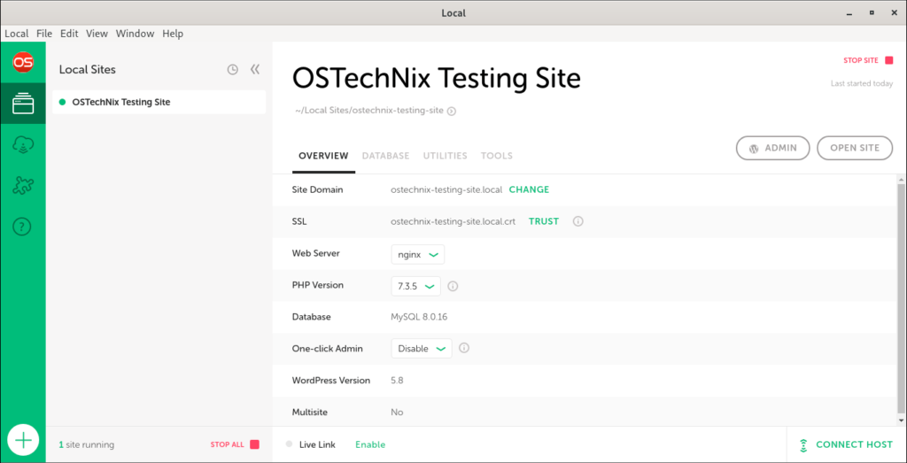 Setup Local WordPress Development Environment In Linux - OSTechNix