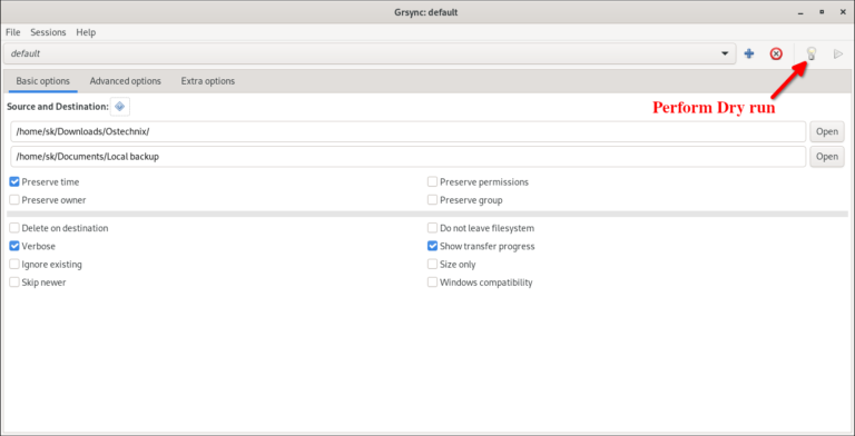 Grsync: A Best Graphical Frontend For Rsync (Rsync GUI) - OSTechNix