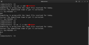 Bash Heredoc Tutorial For Beginners - OSTechNix