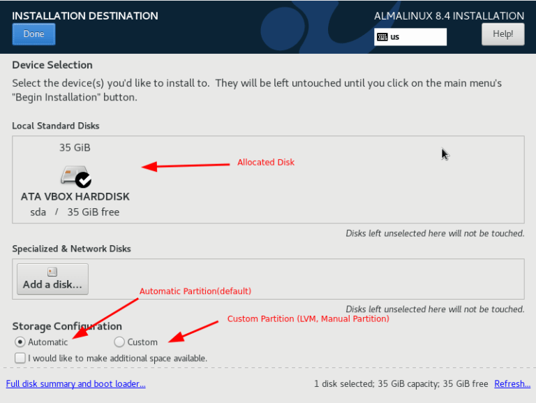 How To Install AlmaLinux 8.4 - A Step By Step Guide - OSTechNix