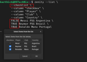 Zenity - Create GUI Dialog Boxes In Bash Scripts - OSTechNix