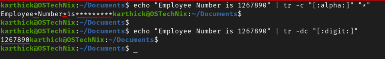 Tr Command In Linux Explained With Examples - OSTechNix