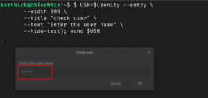 Zenity - Create GUI Dialog Boxes In Bash Scripts - OSTechNix