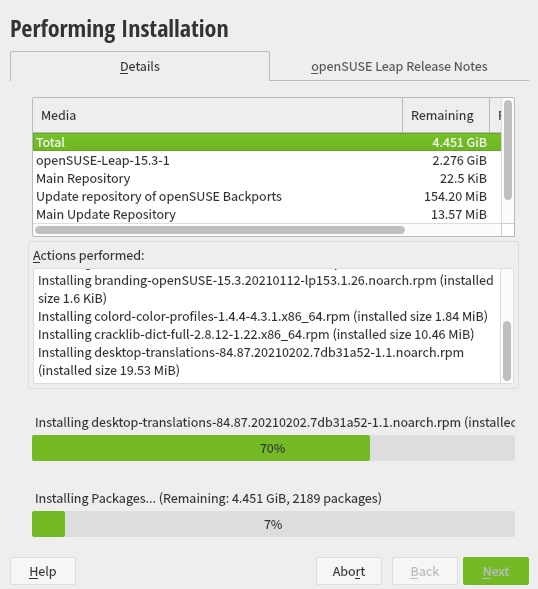 Instalar openSUSE