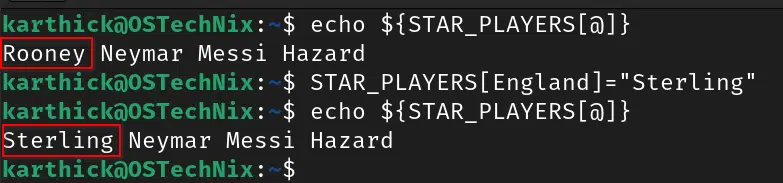 Override the value Override the value