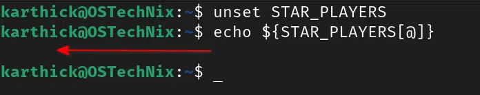 Remove array Remove array