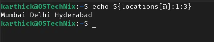 Slicing - Index and length