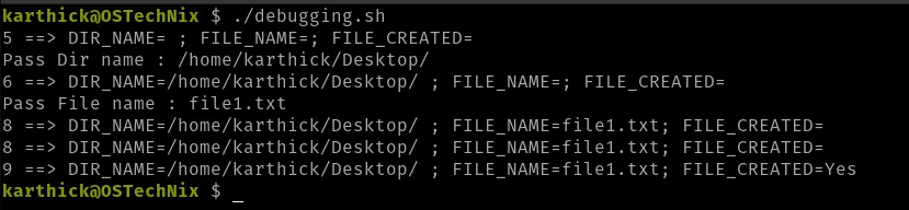 Running TRAP for each statement