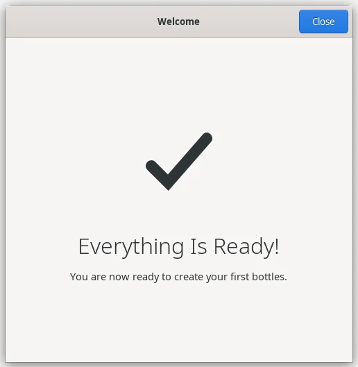 Bottles is ready to use Bottles is ready to use