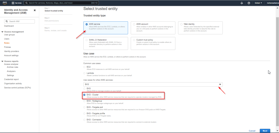 Deploy Kubernetes Cluster On AWS With Amazon EKS - OSTechNix