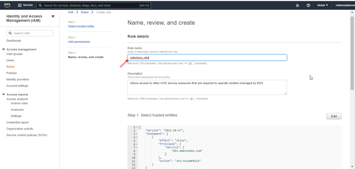 Deploy Kubernetes Cluster On AWS With Amazon EKS - OSTechNix