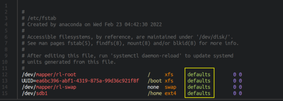 What is Fstab in Linux | An Introduction to Linux /etc/fstab file ...