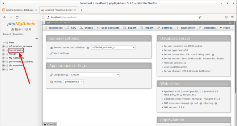 Create MySQL Database And Table Using PHP In XAMPP - OSTechNix